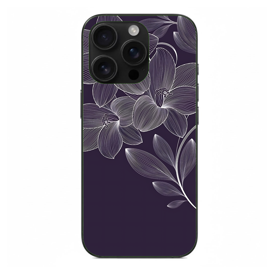 Floral Back Cover | Elegant Flower Design Slim Protective Case F180