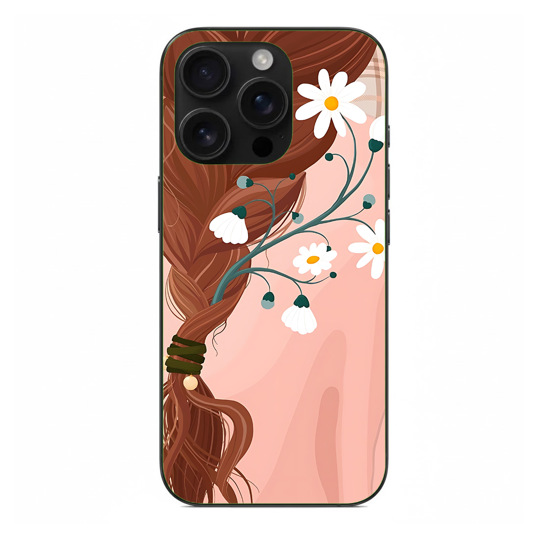 Floral Back Cover | Elegant Flower Design Slim Protective Case F128