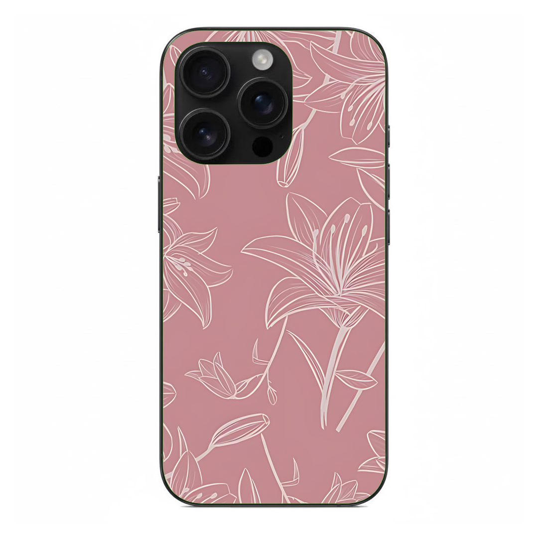 Floral Back Cover | Elegant Flower Design Slim Protective Case F143