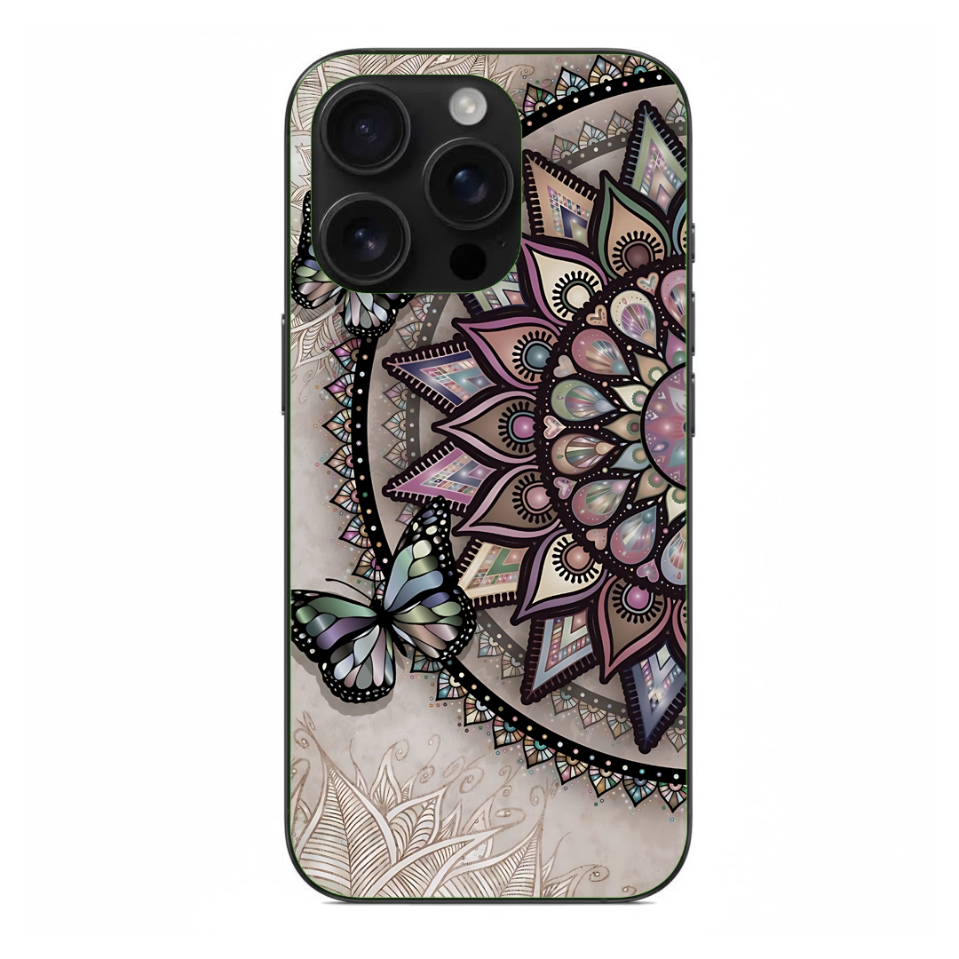 Floral Back Cover | Elegant Flower Design Slim Protective Case F195