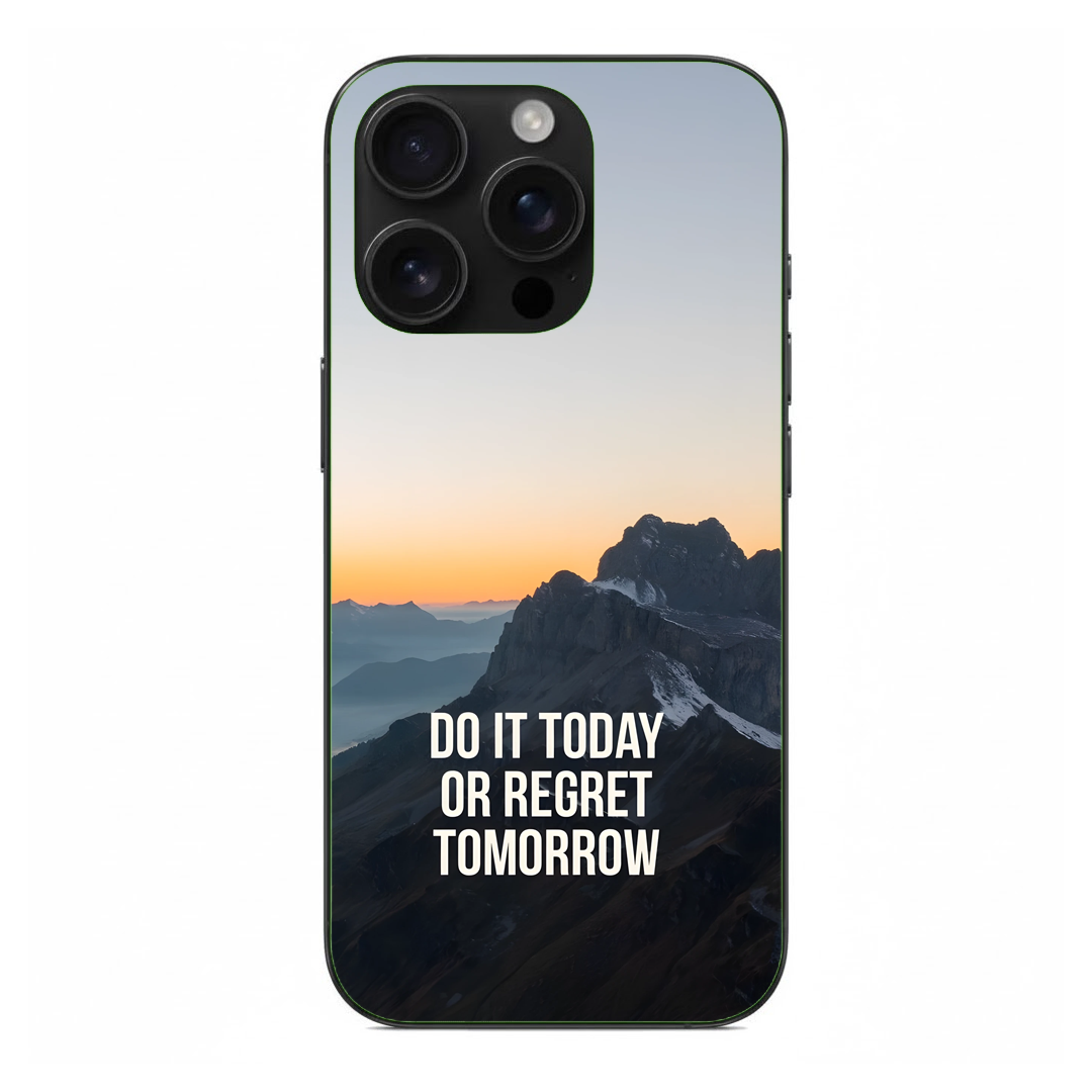 Inspirational Quotes Premium Back Cover – Daily Motivation, Strong Protection Q140