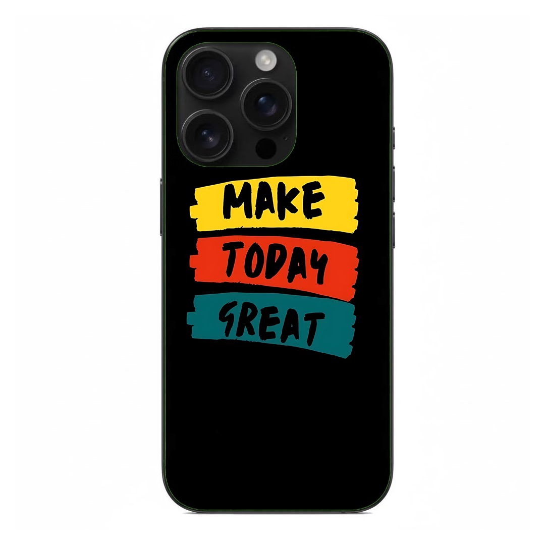 Inspirational Quotes Premium Back Cover – Daily Motivation, Strong Protection Q165