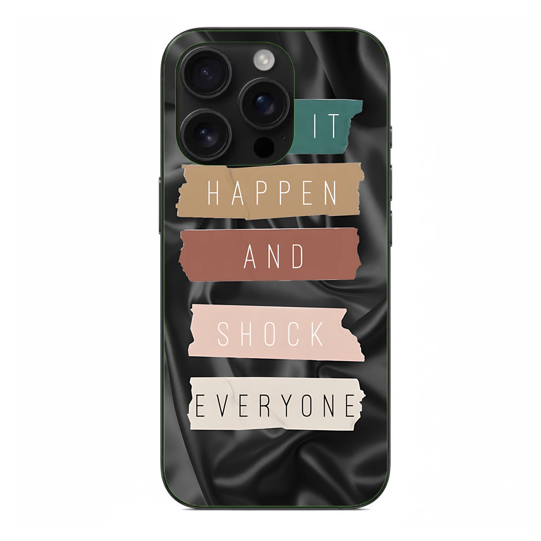 Inspirational Quotes Premium Back Cover – Daily Motivation, Strong Protection Q175