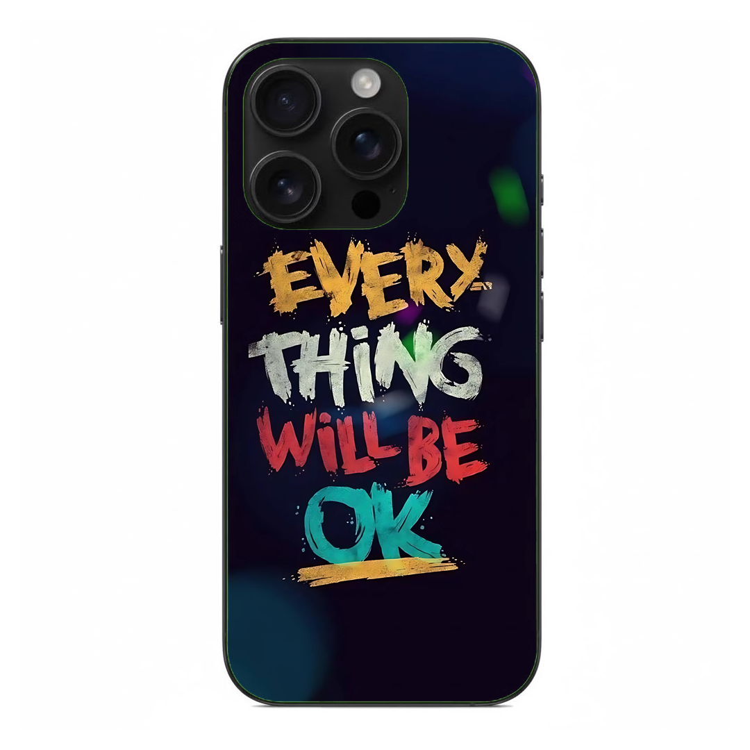 Inspirational Quotes Premium Back Cover – Daily Motivation, Strong Protection Q186