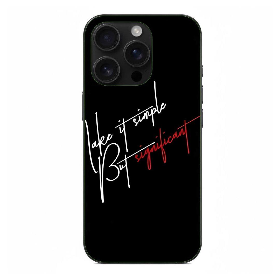 Inspirational Quotes Premium Back Cover – Daily Motivation, Strong Protection Q187